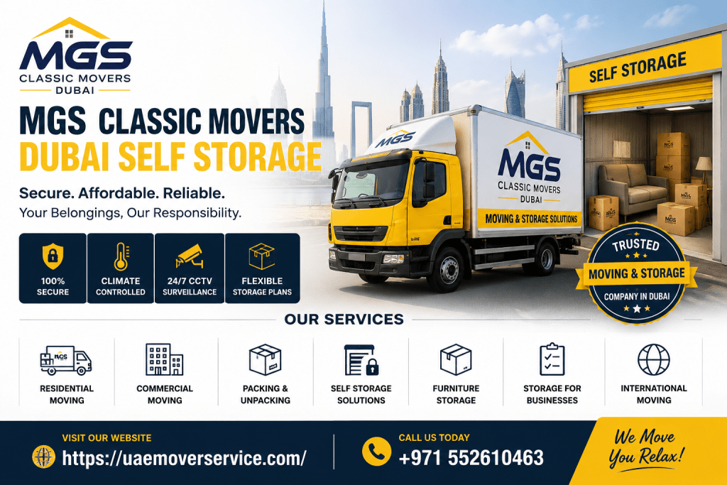 MGS Classic Movers Dubai Self Storage